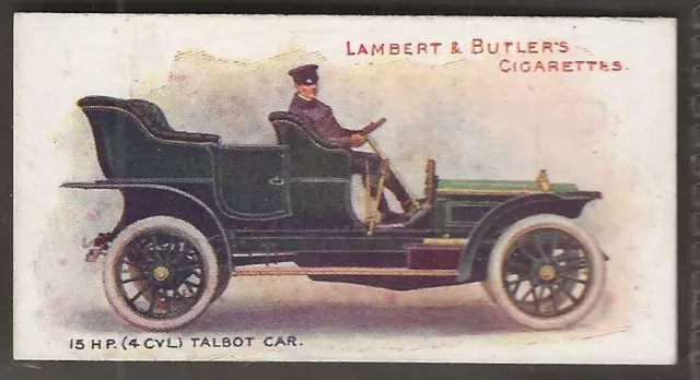 Lambert & Butler-Motors 1908-#09- Talbot Car
