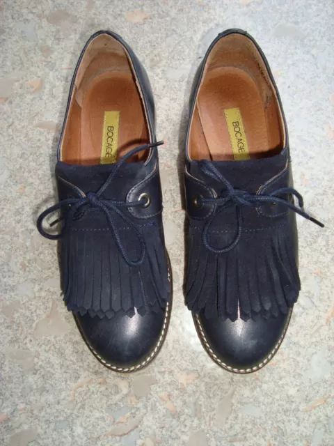 Derby femme sales bleu marine