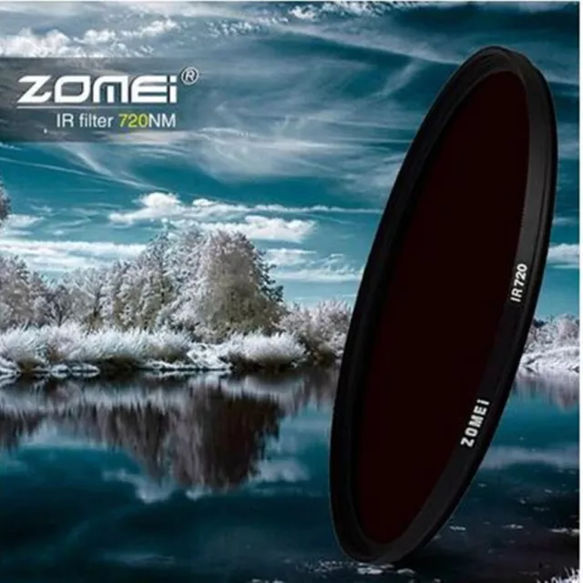 ZOMEI 30.5-82mm IR Filter 720NM X-Ray Infrared Filter F/ Canon Nikon Sony DSLR