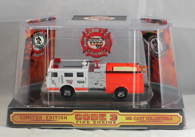 Code 3 Millenium Series 1998 Firehouse Expo Seagrave Pumper - New