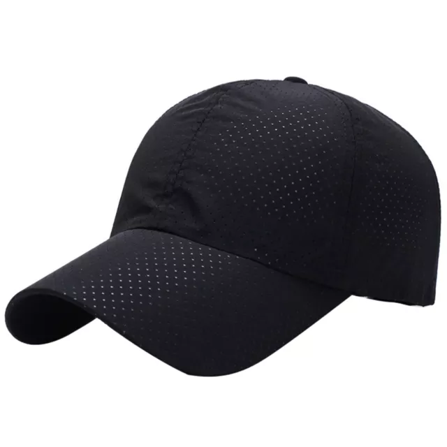 Baseball Cap Non-slip Quick Dry Outdoor Sun Hat 2 Materials
