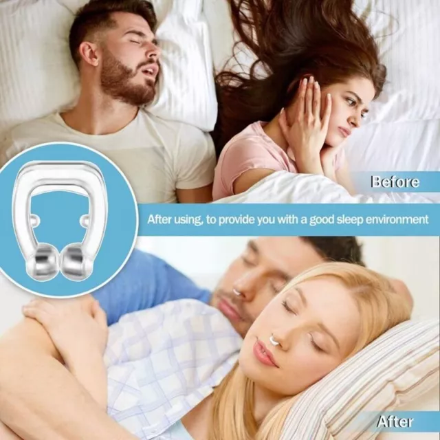 ✅ Clip Magnetica Dispositivo Anti Russamento Migliora Respiro Sonno Russare ✅ 2