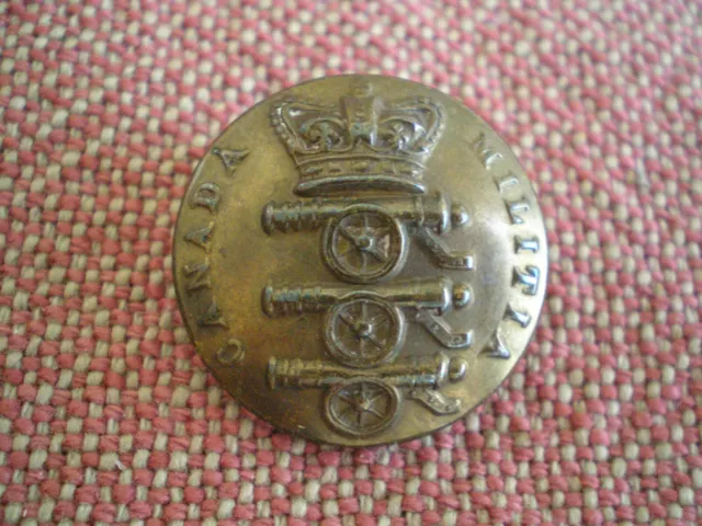 Victorian Canada Militia Artillery Button by Webb & Co. ~ 1860s to 1890s