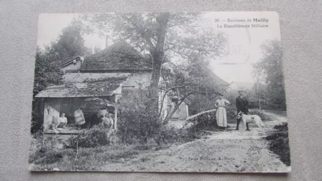CPA 10 Dawn. Surroundings of Mailly. Military Laundry.