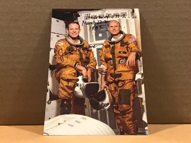 JACK LOUSMA Authentic Hand Signed Autograph 4x6 Photo - NASA ASTRONAUT