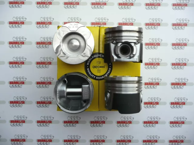 4X PISTON WITH RINGS PEUGEOT CITROEN VOLVO Mini 1.6HDI 16V 9HS 0628R4 0628V1 STD