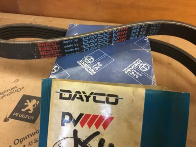 5pk968 dayco DRIVE BELT MICRO-V MULTI RIBBED BELT Peugeot Citroen