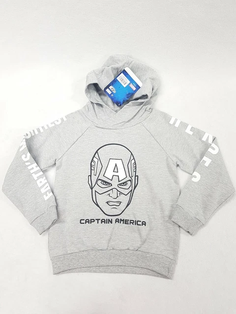 sweat capuche marvel pull marvel garcon MARVEL SWEAT À capuche pull garçon AVENGERS captain america gris