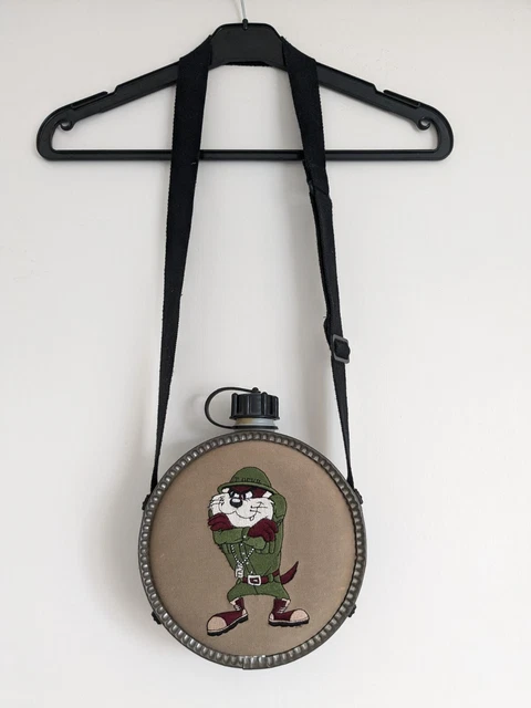 RARE VINTAGE TAZ Tasmanian Devil Looney Toons Warner Bros Canteen Civil