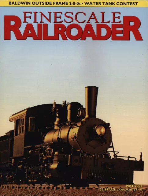 Revista Finescale Railroader mayo 2002 marco exterior Baldwin 2-8-0