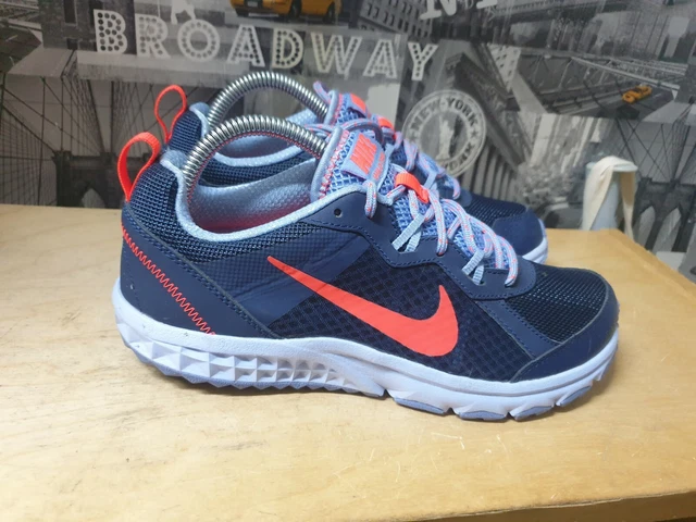 NIKE WILD TRAIL Women s Navy Trainers Size UK 6 EU 40 in Good