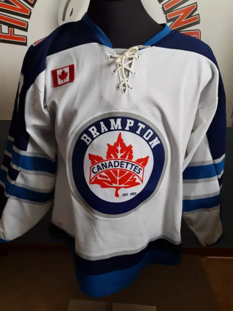 Brampton Canadettes throwback game worn jersey PWHL