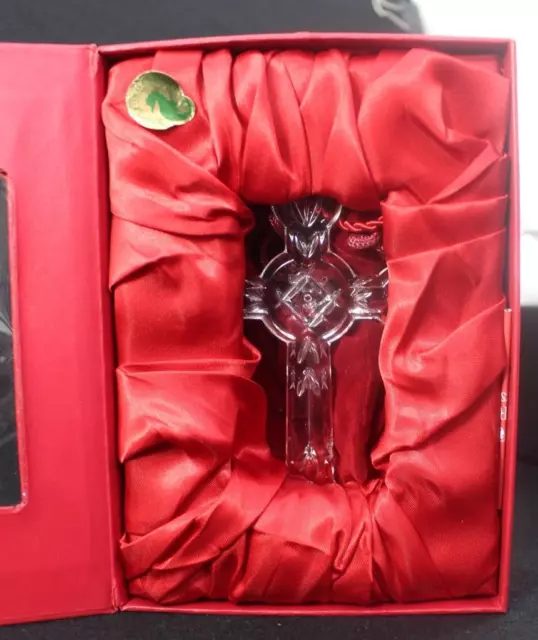 Waterford Crystal Cross Ornament 2017 with Original Box