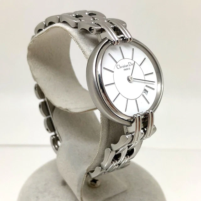 Christian Dior Bagheera D66-100 Silver White Dial Stainless Steel Quartz Women's
