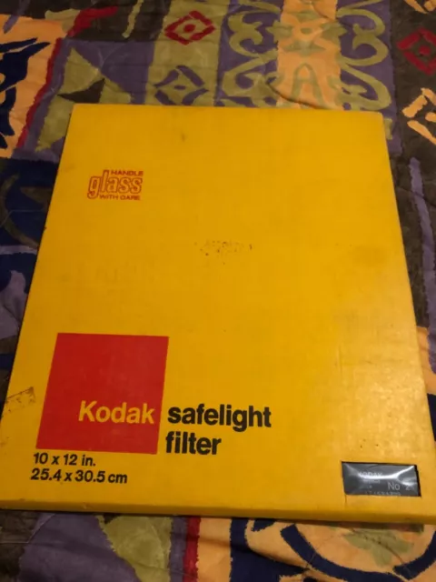 Filtro de luz de seguridad Kodak vintage 10 x 12 #2 15211723 sellado