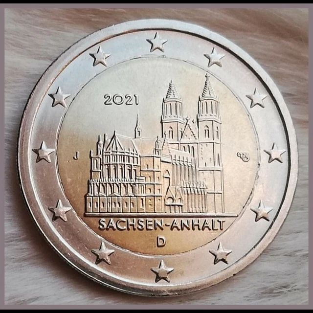 ️2 EURO MÜNZE ️ Deutschland_2021 __SACHSENANHALT__ ___(Fehlprägung)___ 25.23 PicClick