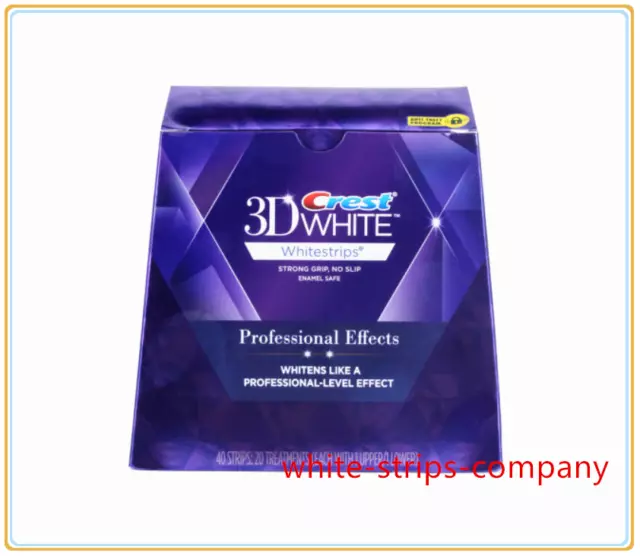 1 Box de bandes de blanchiment des dents Crest3D (20 sachets 40 bandes) 2