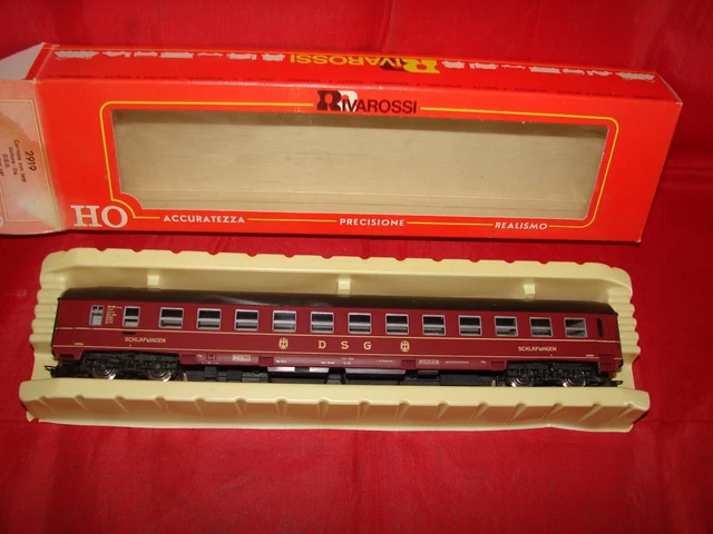 Voiture Rivarossi HO - Voyageurs 2ème Classe DSG - Train électrique - Boîte Neuve Réf 2921