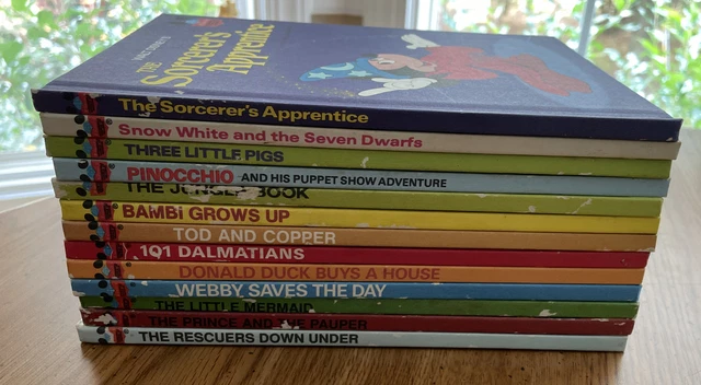 Walt Disney’s Wonderful World of Reading Lot of 13 Vintage Books by Random House