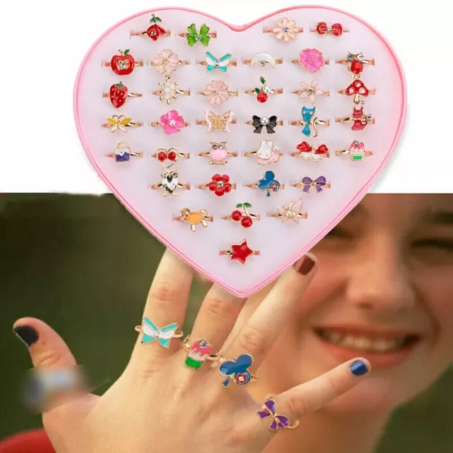 Alloy Children's Jewellery Rings Adjustable Cartoon Rings Children's Rings  Toy