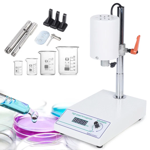 FSH-2A Adjustable High Speed Homogenizer Lab Disperser Agitator 110V 22000rpm