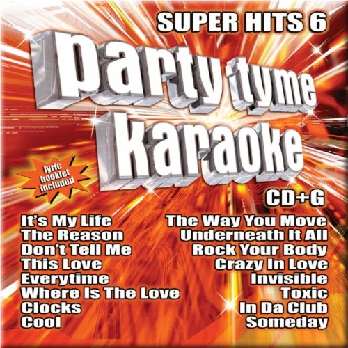 Various - Party Tyme Karaoke: Super Hits CD (2004) New Audio Quality Guaranteed