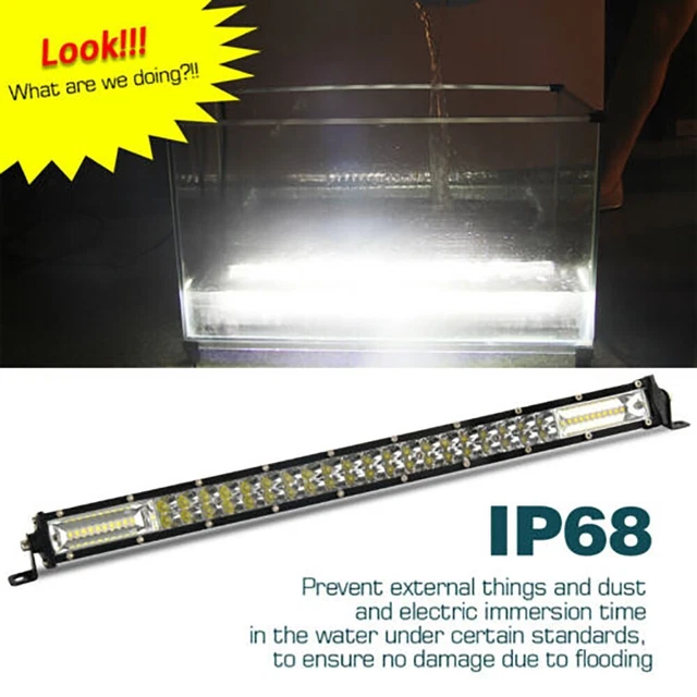 20 " Pouce Spot Projecteur Ensemble Faisceau LED Travail Light-Bar 1200W Haut D