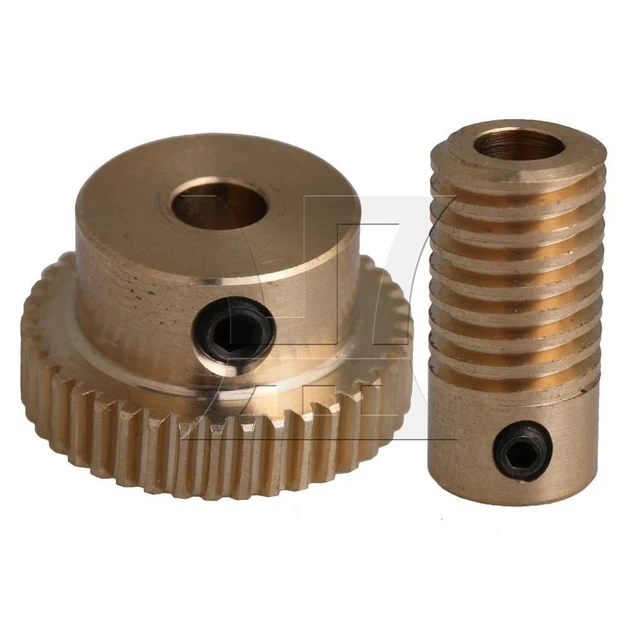 1:40 0.5-mode 40T Brass   Gear & Shaft Reducer 5mm for Industrial
