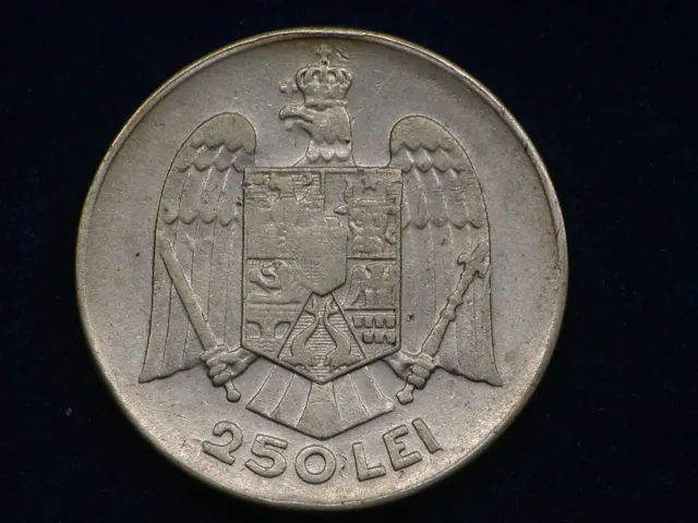 250 Lei 1935 Rumänien Silber W/22/243