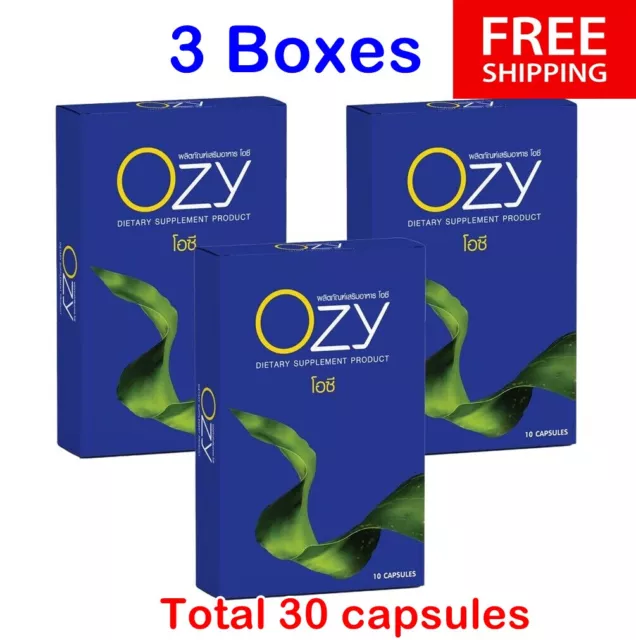 3X Ozy Dietary Supplement Detox Weight Management Slim Good Shape By Ning Panita