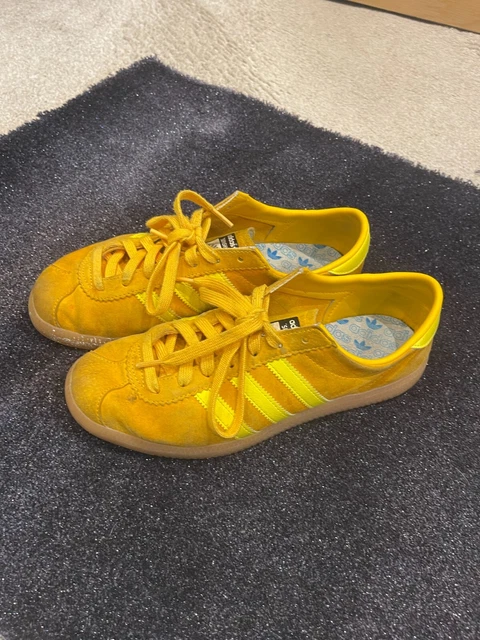 ADIDAS ORIGINALS SUNSHINE Low Bright Yellow UK Size 8 EU 42 30.00 -  PicClick UK