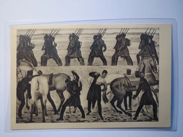 Jena Universität - Auszug der Jenenser Studenten 1813 - Ferd. Hodler 1908 Karte