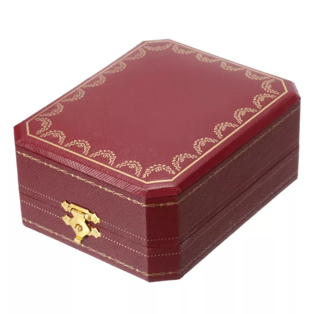 Velluto Collana Contenitore Scatola Rosso Cuboide 3x3x2" Carta