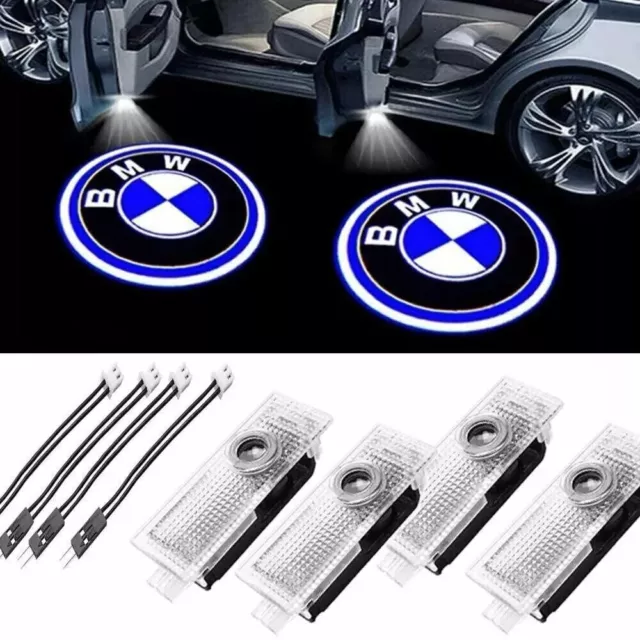 2Pcs Car Door Projector Laser Led Lights Courtesy Puddle Shadow Lamps For BMW UK