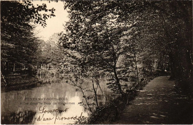 CPA AK Fontenay sous Bois Allee dans le Bois de Vincennes FRANCE (1282738)