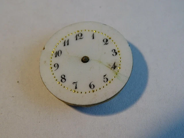 Mouvement Ancien De Montre De Gousset E. Cressier SGDG - Pièce D'horlogerie Vintage Pour Restauration