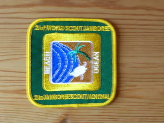 21st World Scout Jamboree 2007 WSJ Sub Camp Badge Beach Ocean