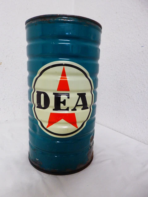 Alte DEA Öldose   Benzin Kanister Tankstelle Oldtimer Blechdose O X