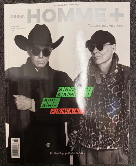 ARENA HOMME PLUS Magazine Winter / Spring 2026 Issue 64 - Pet Shop Boys ...
