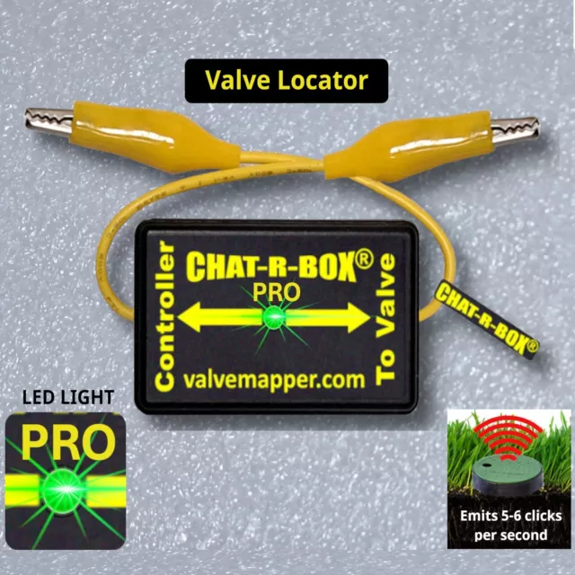 ✅Sprinkler Valve Locator Chat-R-Box® Pro, Sprinkler Valve Finder