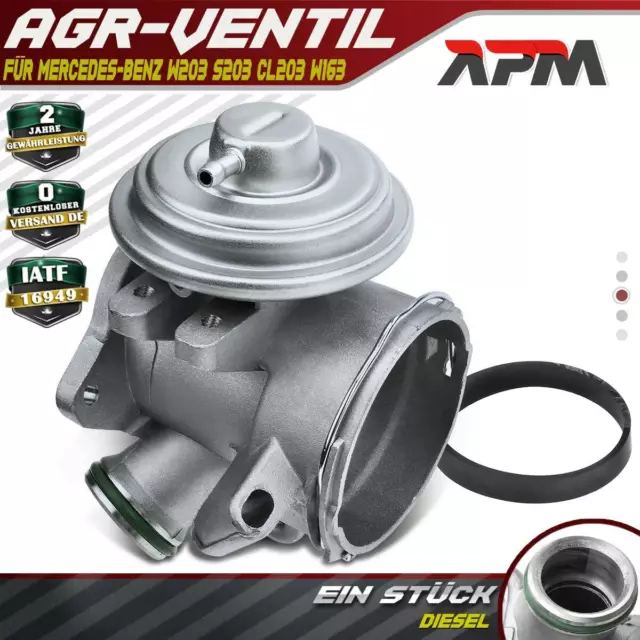 AGR-Ventil für Mercedes-Benz W203 S203 CL203 W163 200 220 270 CDI 2.2 2.7 99-07