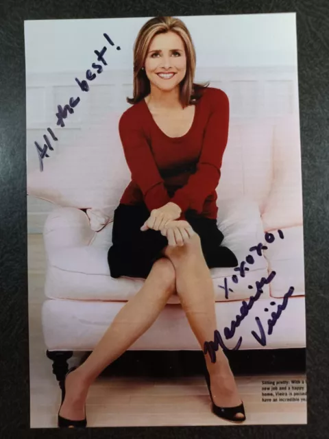 MERIDITH VIEIRA Hand Signed Autograph 4X6 Photo - WHO WANTS TO BE A MILLIONAIRE