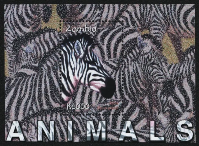 Sambia 2001 - Mi-Nr. Block 83 ** - MNH - Wildtiere / Wild animals