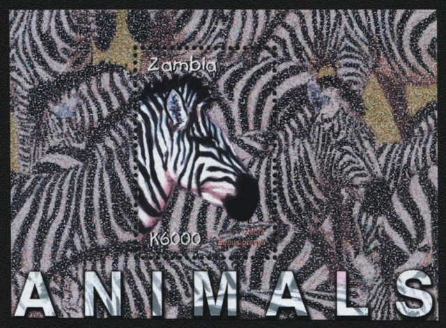Sambia 2001 - Mi-Nr. Block 83 ** - MNH - Wildtiere / Wild animals