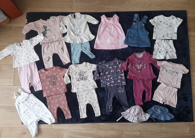 Set abiti estivi primavera per bambine confezione grande 0-3 mesi