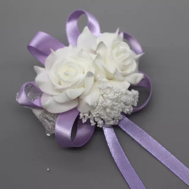 Armband Blume Schleife Bändchen Blumenmädchen Brautjungfer Hochzeit