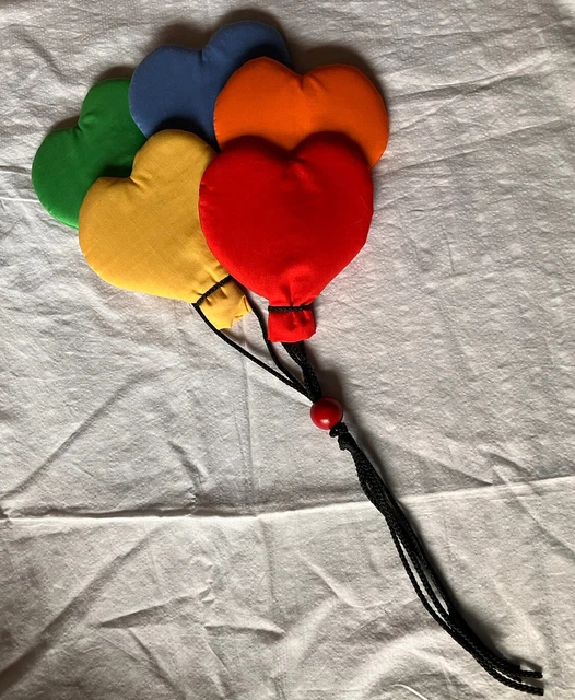 CENTURY ORIGINALES De colección 1987 Corazón Globo Ramo Colgante de Pared Multicolor