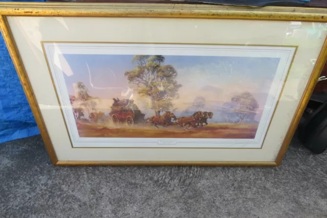 Darcy Doyle d'Arcy  Doyle crossing the Plains Limited Edition Hand signed  Print