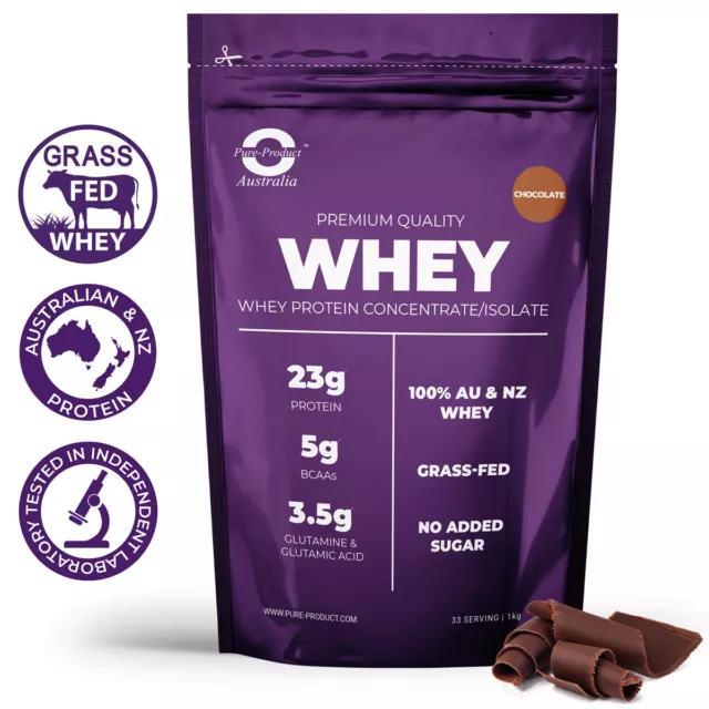 5KG -  WHEY PROTEIN ISOLATE / CONCENTRATE - Choose Flavour