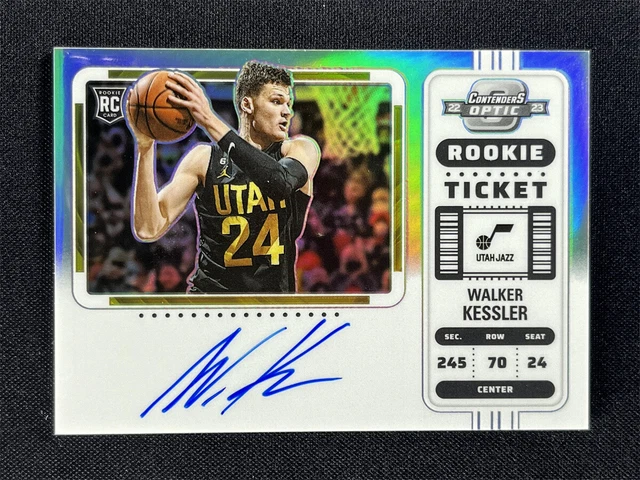 2022-23 Panini Contenders Optic Walker Kessler Variation Silver RC Ticket Auto #